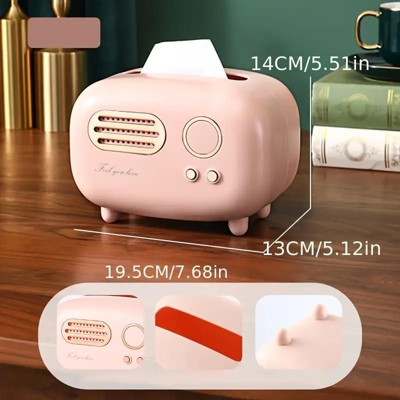 Vintage Radio Tissue Holder
